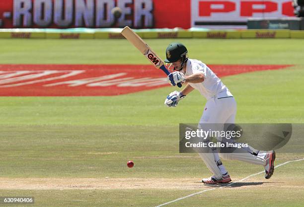 Stephen Cook of South Africa during day 3 of the 2nd test between South Africa and Sri Lanka at PPC Newlands on January 04, 2107 in Cape Town, South...