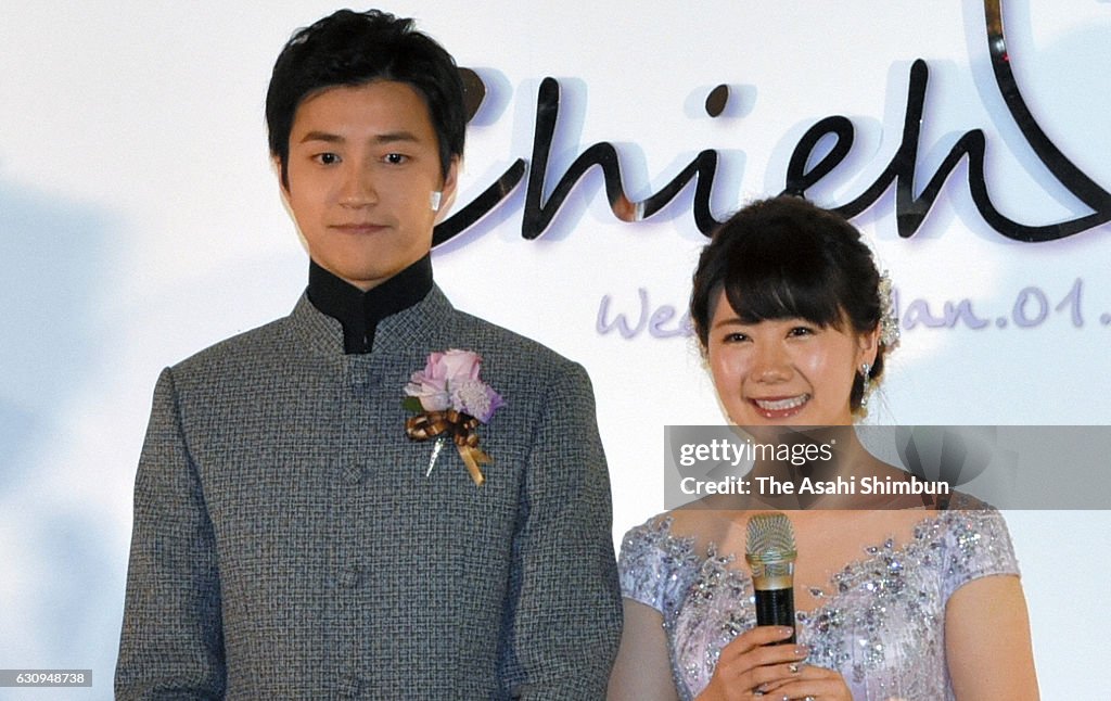 Ai Fukuhara And Chiang Hung-Chieh Wedding