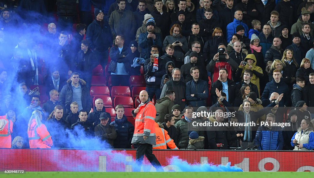 Liverpool v Manchester City - Premier League - Anfield