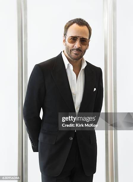 Filmmaker and fashion designer Tom Ford is photographed for Los Angeles Times on November 21, 2016 in Los Angeles, California. PUBLISHED IMAGE....