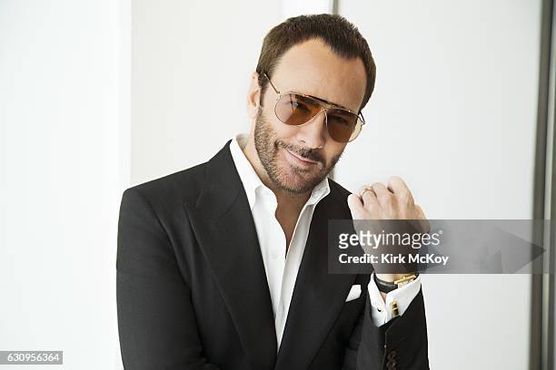 Filmmaker and fashion designer Tom Ford is photographed for Los Angeles Times on November 21, 2016 in Los Angeles, California. PUBLISHED IMAGE....