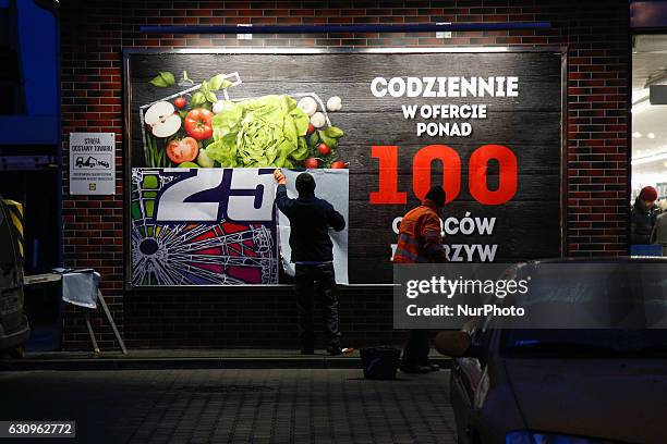 Lidl shop is seen in Bydgoszcz, Poland, on 4 January, 2017. Lidl has over 10,000 shops in Europe and a revenue of over 60 billion Euros. The...