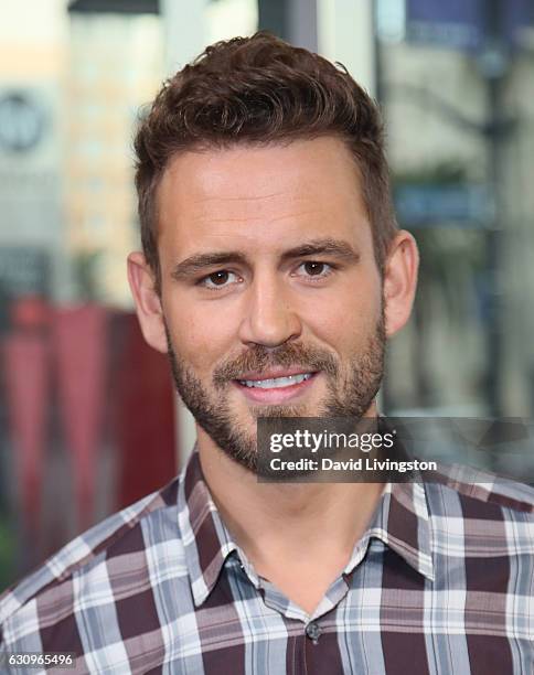 Personality Nick Viall visits Hollywood Today Live at W Hollywood on January 4, 2017 in Hollywood, California.