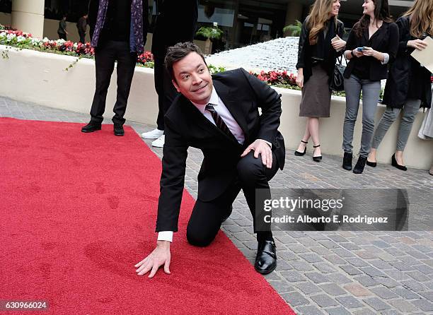 Host Jimmy Fallon attends the 74th Annual Golden Globes Preview Day at The Beverly Hilton Hotel on January 4, 2017 in Beverly Hills, California.