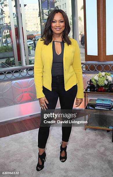 Actress/host Garcelle Beauvais poses at Hollywood Today Live at W Hollywood on January 4, 2017 in Hollywood, California.