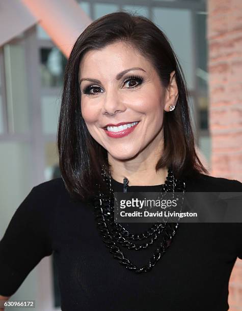 Personality Heather Dubrow visits Hollywood Today Live at W Hollywood on January 4, 2017 in Hollywood, California.