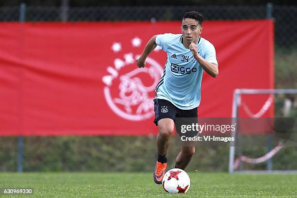 Abdelhak Nouri of Ajax Amsterdamduring the training camp of Ajax Amsterdam on January 4, 2017 at Algarve, Portugal.