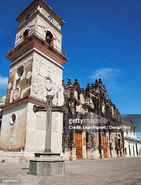 iglesia de la merced cathedral - nicaragua imagens e fotografias de stock