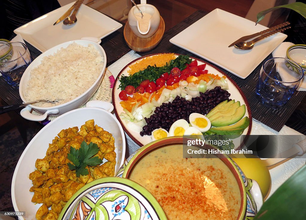 Overhead Dinner Parties