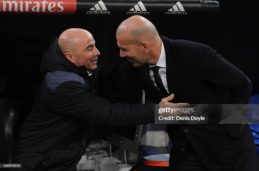 Real Madrid v Sevilla - Copa del Rey: Round of 16 First Leg