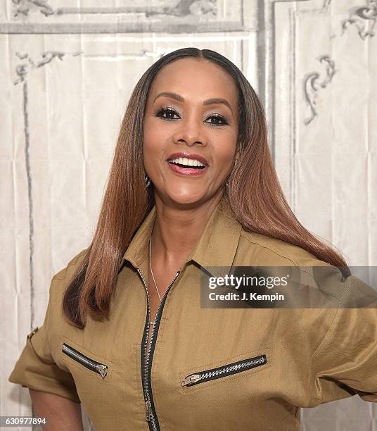 Vivica A. Fox attends the Build Series to discuss "Vivica's Black Magic" at AOL HQ on January 4, 2017 in New York City.