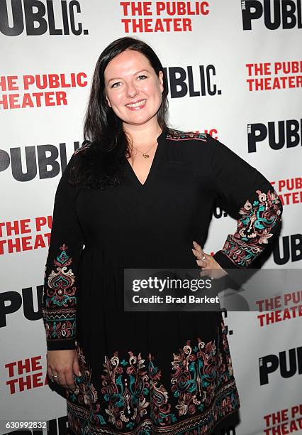 Zuzanna Szadkowsk attends the 13th Annual Under the Radar Festival 2017 Opening Night at The Public Theater on January 4, 2017 in New York City.