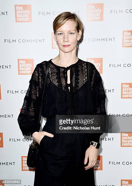 Actress Sandra Huller attends the 2016 Film Society Of Lincoln Center & Film Comment Luncheon at Scarpetta on January 4, 2017 in New York City.