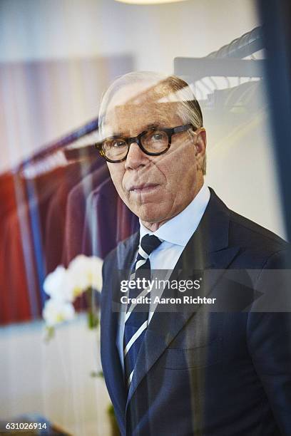 Fashion designer Tommy Hilfiger is photographed for Rhapsody Magazine on August 3, 2016 in his showroom in New York City. PUBLISHED IMAGE.
