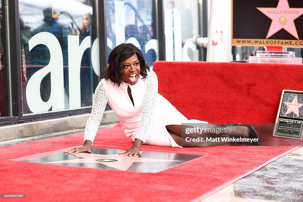 Viola Davis Honored With Star On The Hollywood Walk Of Fame