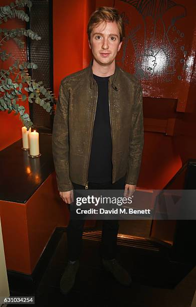 Luke Newberry attends a drinks reception hosted by Dame Vivienne Westwood and The British Fashion Council to celebrate London Fashion Week Men's at...