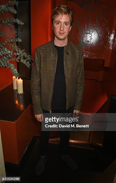 Luke Newberry attends a drinks reception hosted by Dame Vivienne Westwood and The British Fashion Council to celebrate London Fashion Week Men's at...