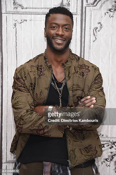 Aldis Hodge attends the Build Series "Hidden Figures"' at AOL HQ on January 5, 2017 in New York City.