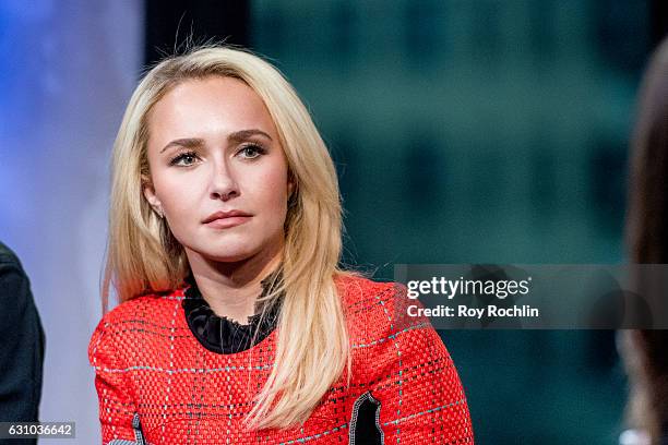 Hayden Panettiere discusses "Nashville" with the Build Series at AOL HQ on January 5, 2017 in New York City.