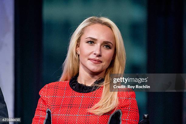 Hayden Panettiere discusses "Nashville" with the Build Series at AOL HQ on January 5, 2017 in New York City.