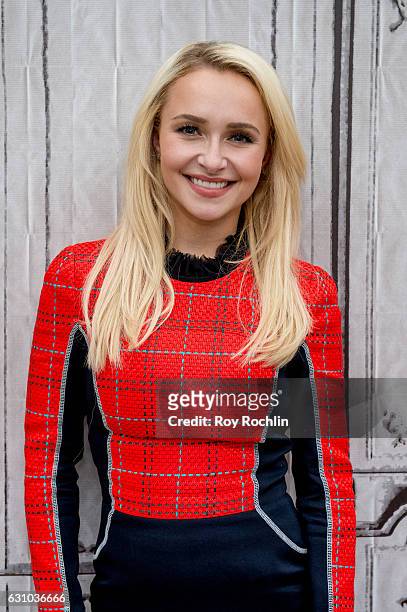 Hayden Panettiere discusses "Nashville" with the Build Series at AOL HQ on January 5, 2017 in New York City.