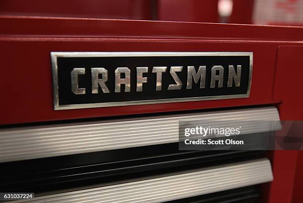 Craftsman tool box is offered for sale at a Sears store on January 5, 2017 in Oak Park, Illinois. Sears announced it was selling their Craftsman tool...