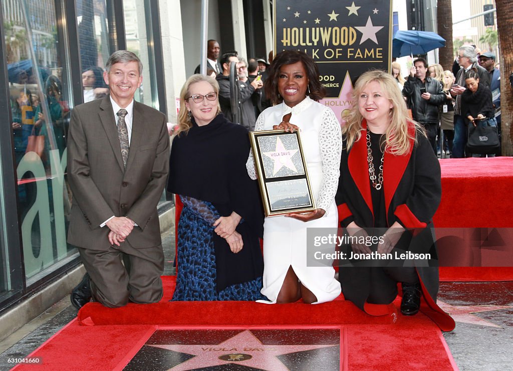 Viola Davis Walk Of Fame Ceremony