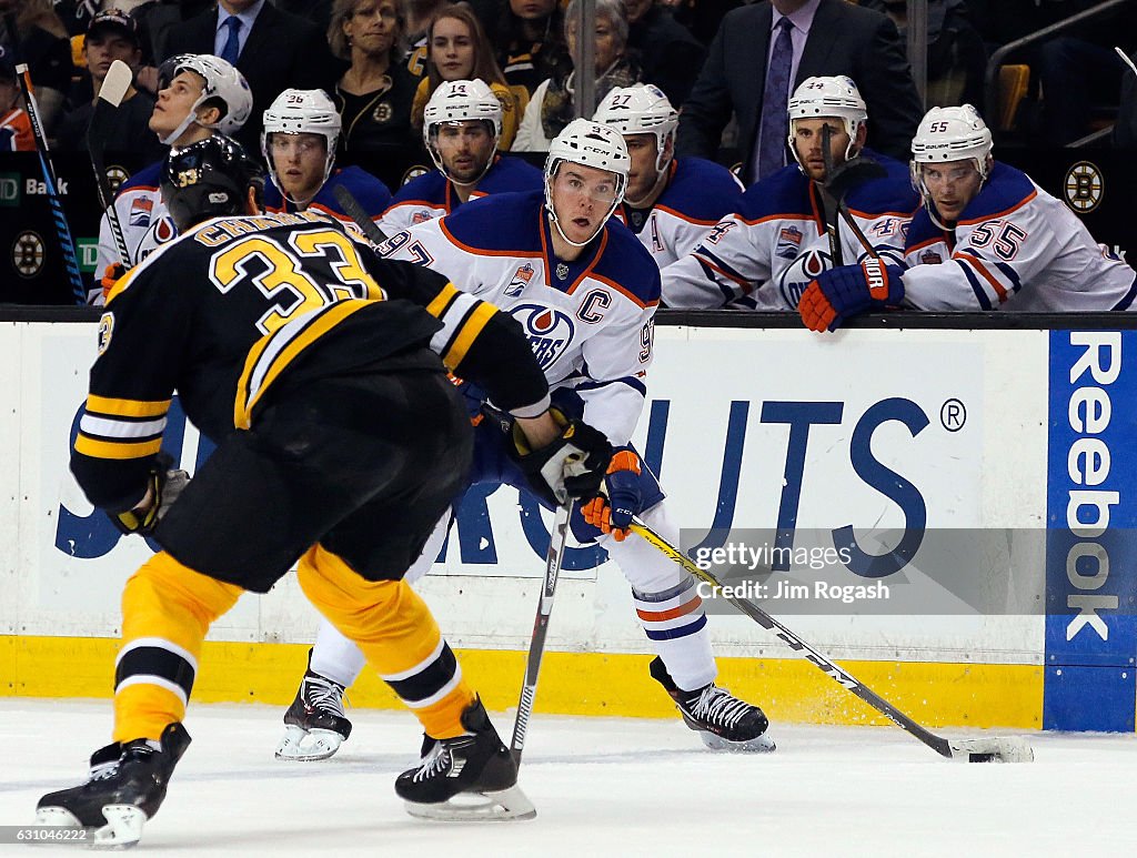 Edmonton Oilers v Boston Bruins