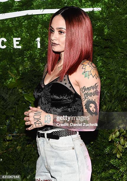 Kehlani attends the Kiehl's Pure Vitality Launch Party at Bleecker Event Hall on January 5, 2017 in New York City.