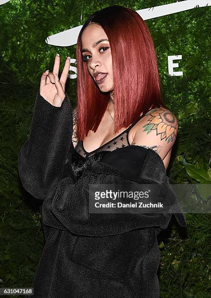 Kehlani attends the Kiehl's Pure Vitality Launch Party at Bleecker Event Hall on January 5, 2017 in New York City.