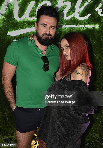 Chris Salgardo and Kehlani attend Kiehl's My Vitality Party at Bleecker Event Hall on January 5, 2017 in New York City.