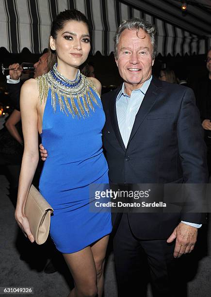 Actors Blanca Blanco and John Savage attend W Magazine Celebrates the Best Performances Portfolio and the Golden Globes with Audi and Moet & Chandon...
