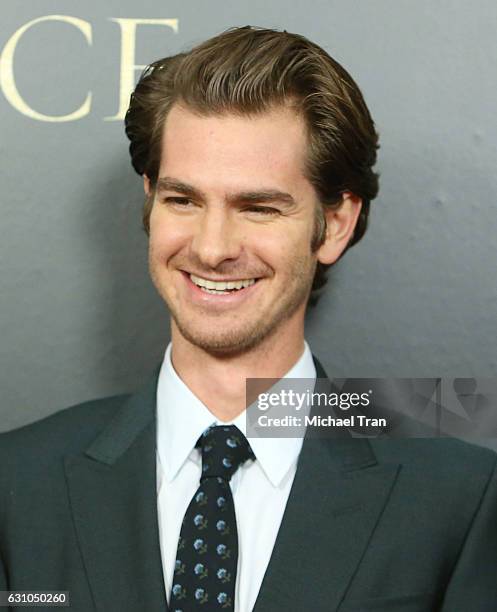 Andrew Garfield arrives at the Los Angeles premiere of Paramount Pictures' "Silence" held at Directors Guild of America on January 5, 2017 in Los...