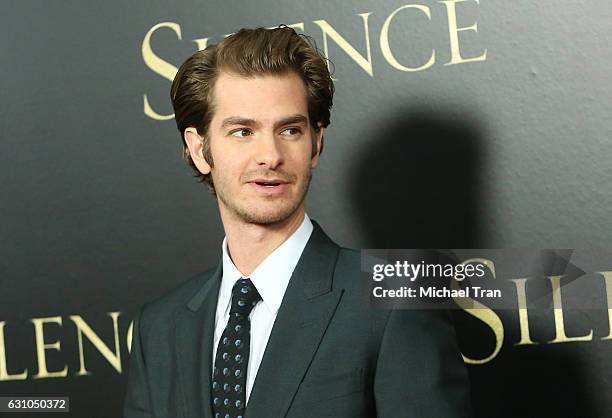 Andrew Garfield arrives at the Los Angeles premiere of Paramount Pictures' "Silence" held at Directors Guild of America on January 5, 2017 in Los...