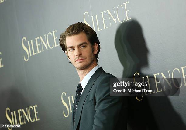 Andrew Garfield arrives at the Los Angeles premiere of Paramount Pictures' "Silence" held at Directors Guild of America on January 5, 2017 in Los...