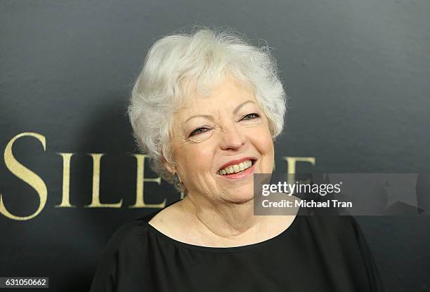 Thelma Schoonmaker arrives at the Los Angeles premiere of Paramount Pictures' "Silence" held at Directors Guild of America on January 5, 2017 in Los...