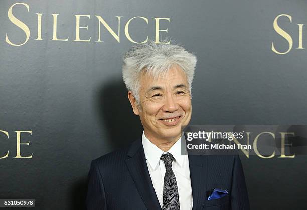 Issey Ogata arrives at the Los Angeles premiere of Paramount Pictures' "Silence" held at Directors Guild of America on January 5, 2017 in Los...