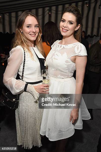Personality Carly Steel attends W Magazine Celebrates the Best Performances Portfolio and the Golden Globes with Audi and Moet & Chandon at Chateau...