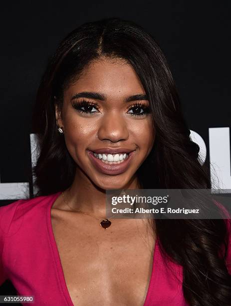 Actress Teala Dunn attends the Premiere of Open Road Films' "Sleepless" at Regal LA Live Stadium 14 on January 5, 2017 in Los Angeles, California.