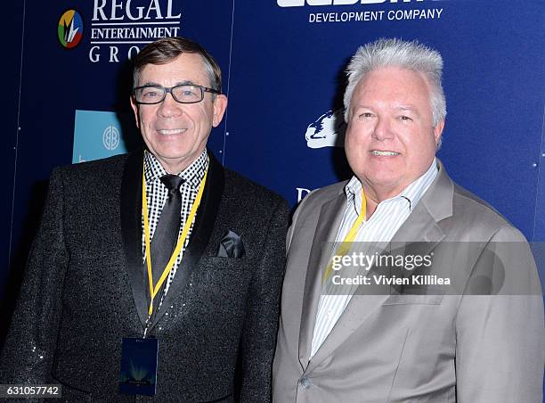 Mayor of Palm Springs Robert Moon and Robert Hammack attend the Opening Night Screening World Premiere of "The Sense of An Ending" at the 28th Annual...