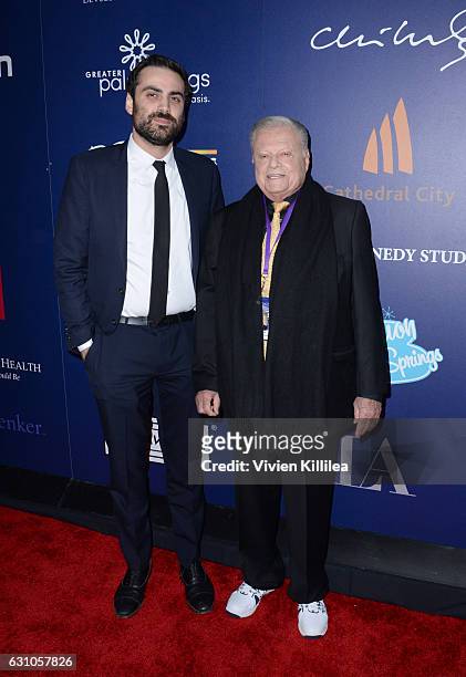 Artistic director the Palm Springs International Film Festival Michael Lerman and Palm Springs International Film Festival Chairman Harold Matzner...