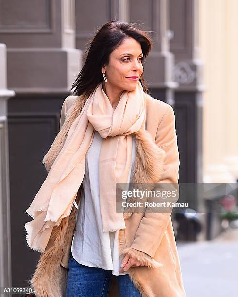 Bethenny Frankel seen out in Manhattan on January 5, 2017 in New York City.