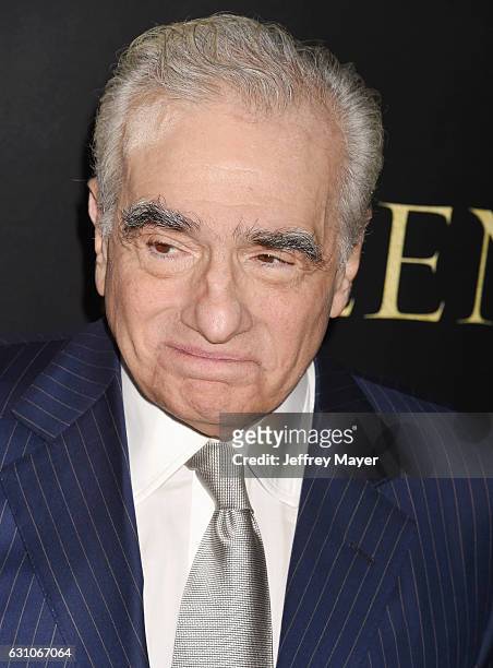 Director Martin Scorsese attends the premiere of Paramount Pictures' 'Silence' at the Directors Guild Of America on January 5, 2017 in Los Angeles,...