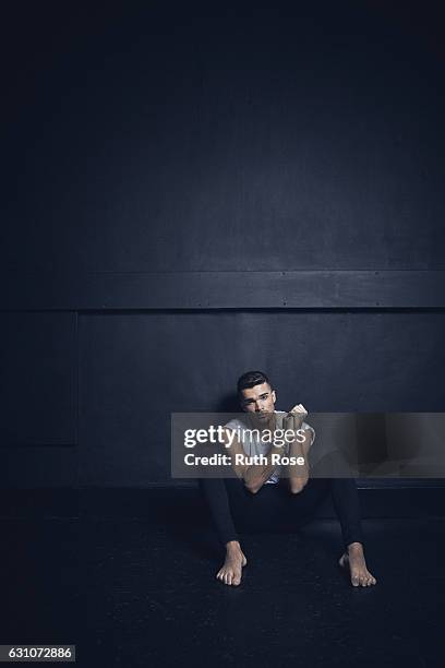 Singer Josh Cuthbert of Pop band Union J is photographed on July 22, 2016 in London, England.