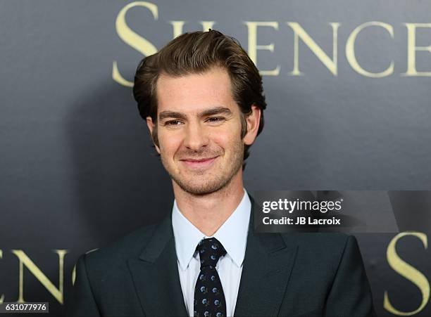 Andrew Garfield attends the premiere of Paramount Pictures' 'Silence' on January 5, 2017 in Los Angeles, California.