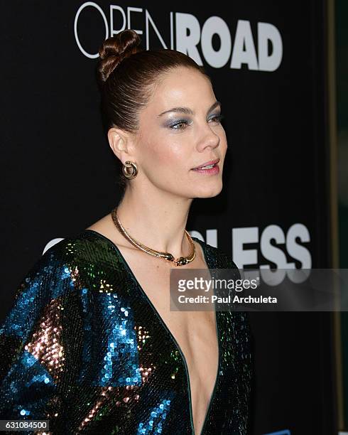 Actress Michelle Monaghan attends the premiere of "Sleepless" at the Regal LA Live Stadium 14 on January 5, 2017 in Los Angeles, California.