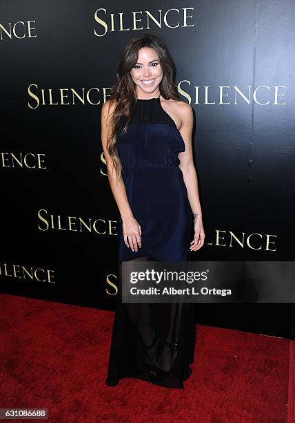 Actress/producer Courtney Turk arrives for the Premiere Of Paramount Pictures' "Silence" held at Directors Guild Of America on January 5, 2017 in Los...