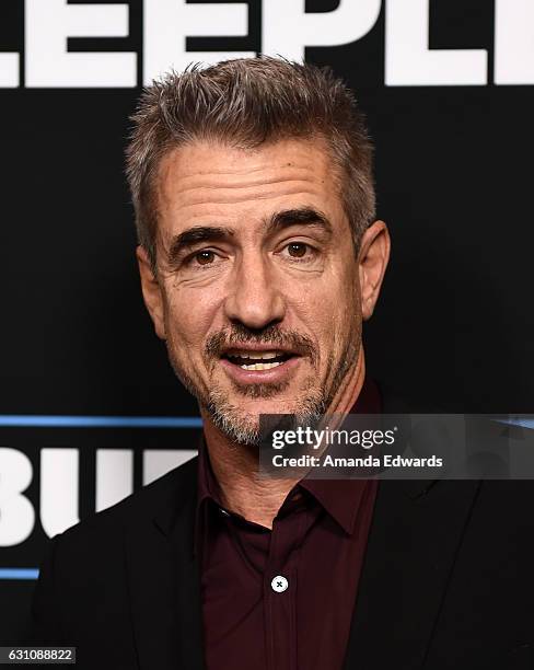 Actor Dermot Mulroney arrives at the premiere of Open Road Films' "Sleepless" at the Regal LA Live Stadium 14 on January 5, 2017 in Los Angeles,...