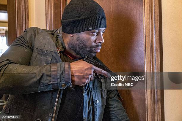 Sanctuary" Episode 412 -- Pictured: LaRoyce Hawkins as Kevin Atwater --