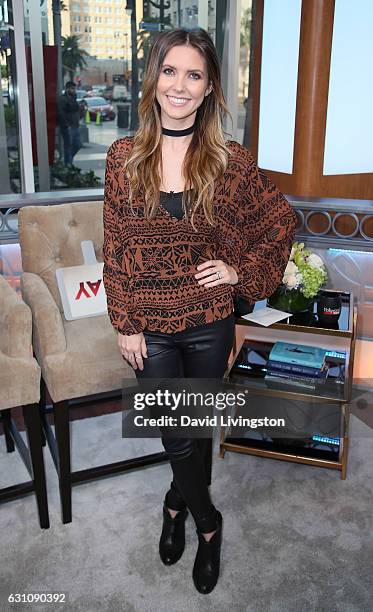 Personality Audrina Patridge visits Hollywood Today Live at W Hollywood on January 6, 2017 in Hollywood, California.